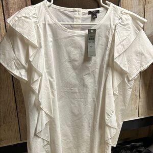 NWT Ann Taylor white blouse